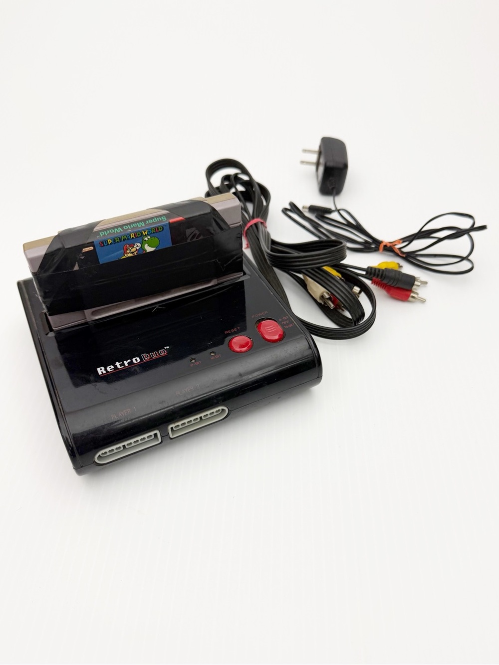 Retro Bit Retro Duo NES & SNES Twin Video Game Console with Game